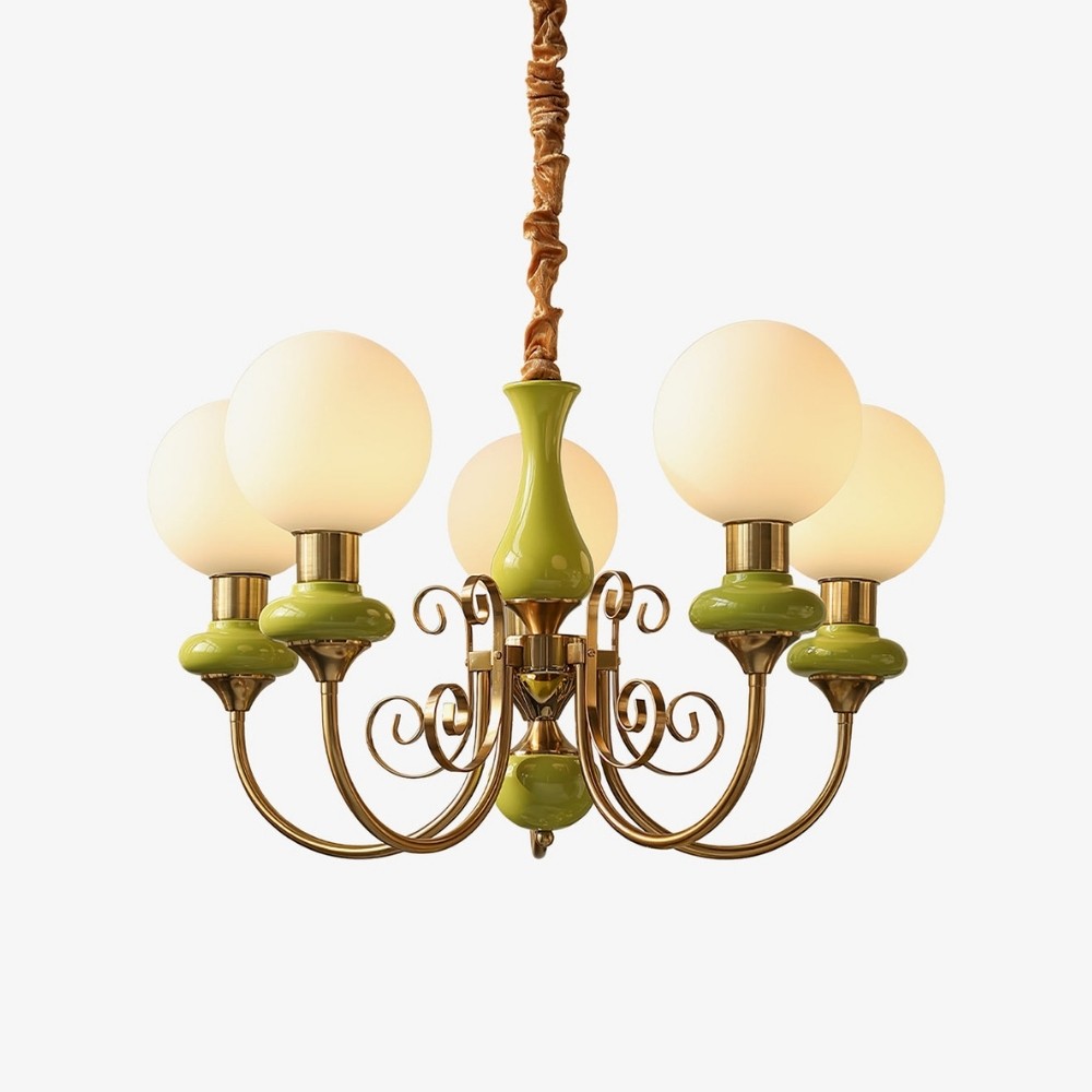 Modern Chandelier with Graceful Silhouette for Ambient Light S219