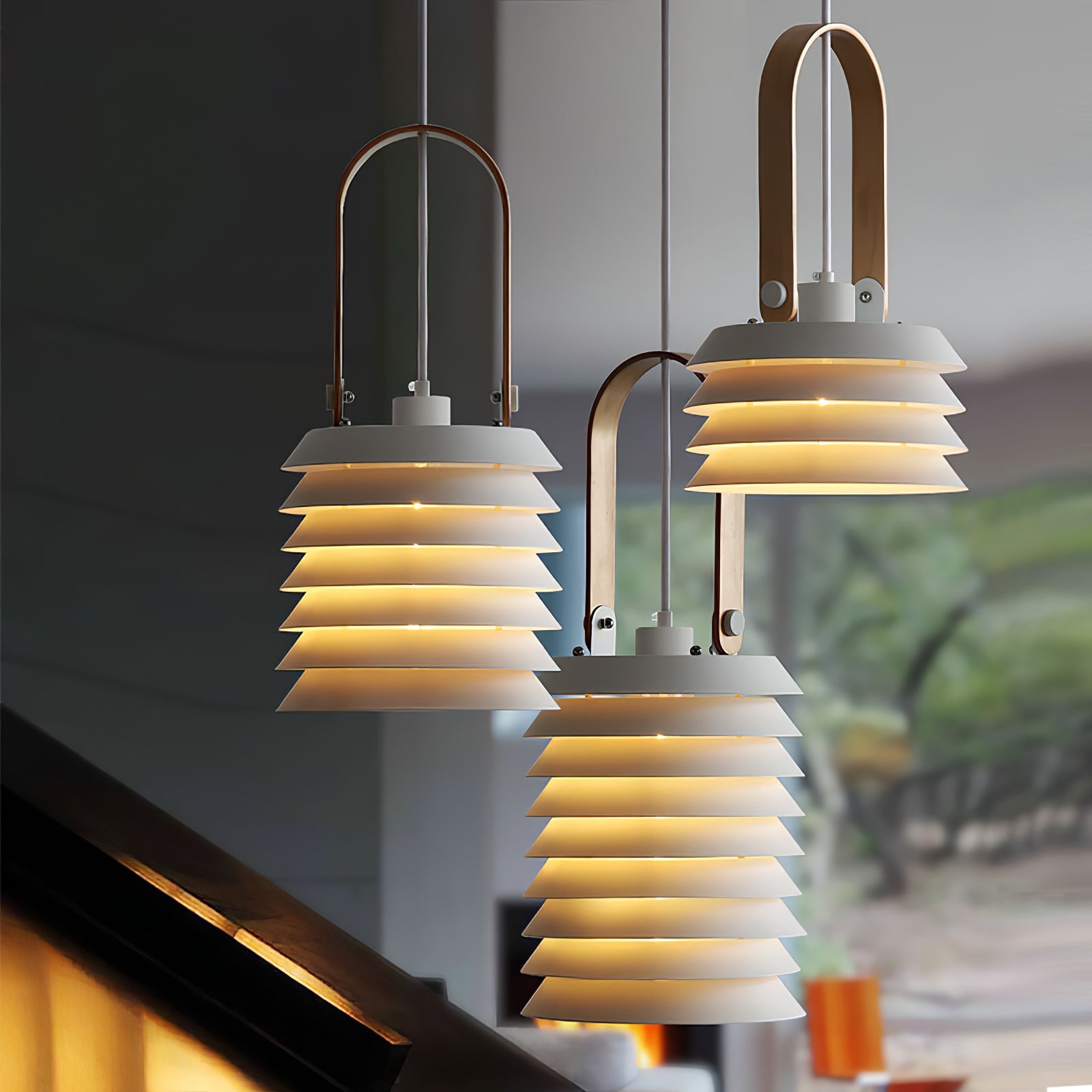 Minimalist Lantern Pendant Lamp T1644