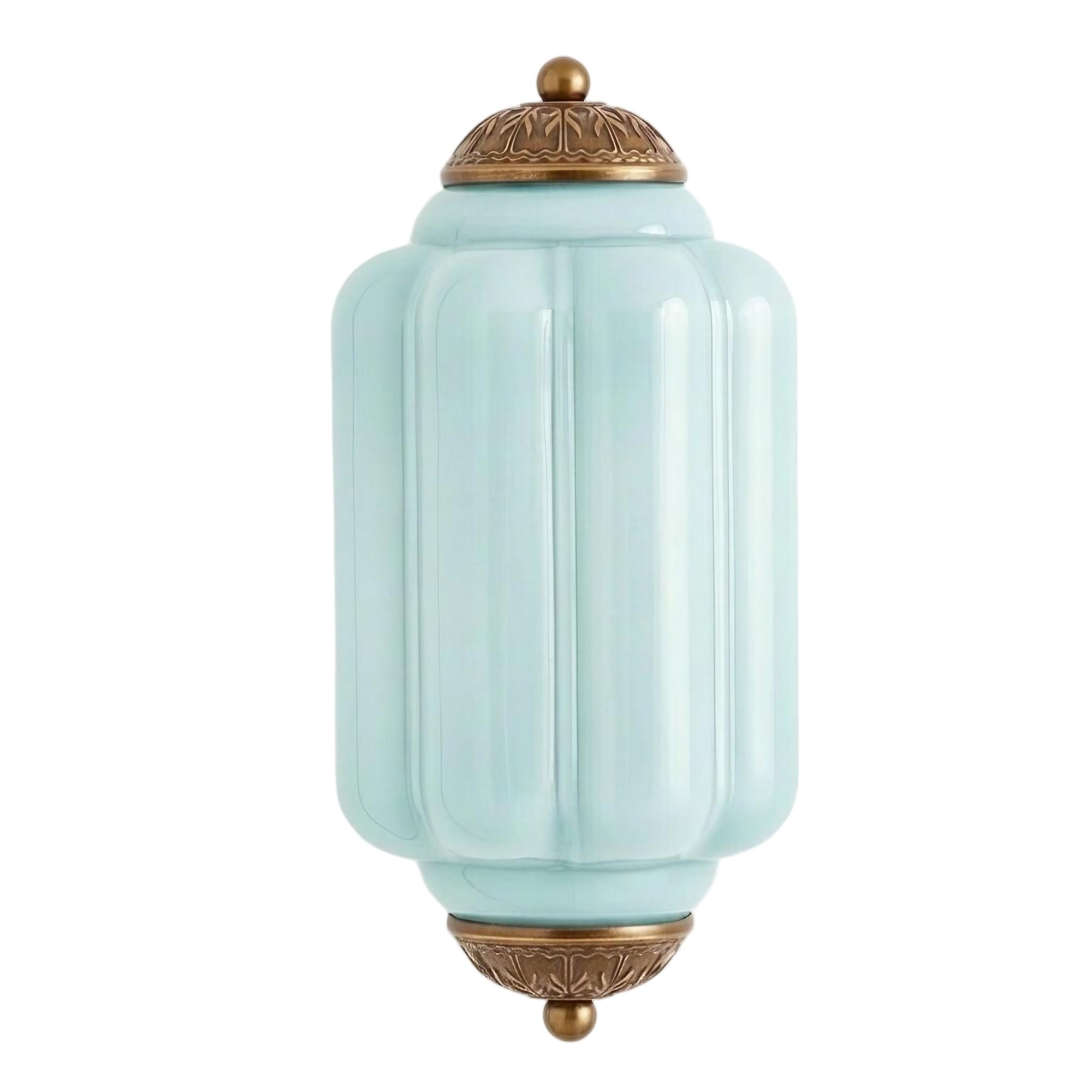 Vintage Eloise Glass Wall Light - Art Deco Style for a Chic Living Room G52