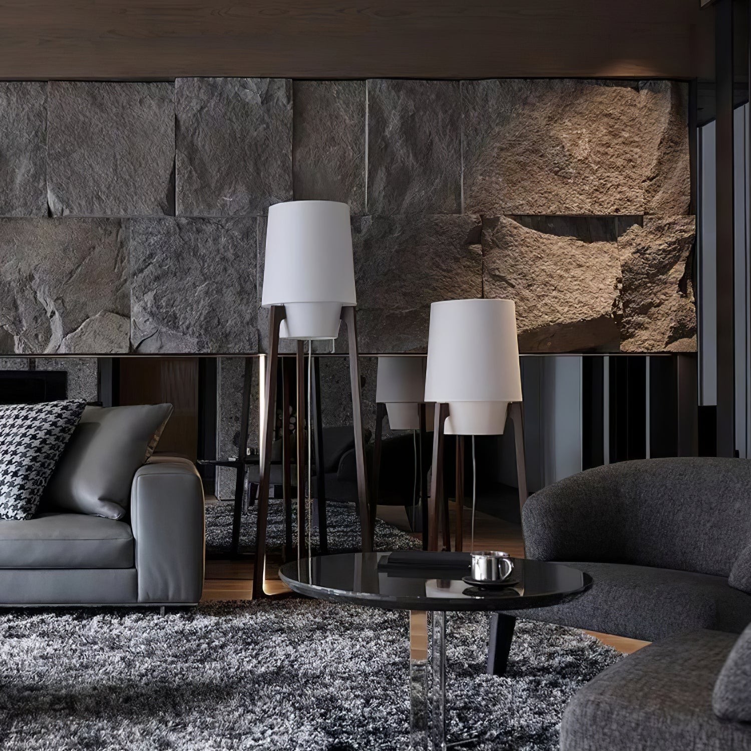 Modern Simple Chinese Style Solid Wood Floor Lamp M51