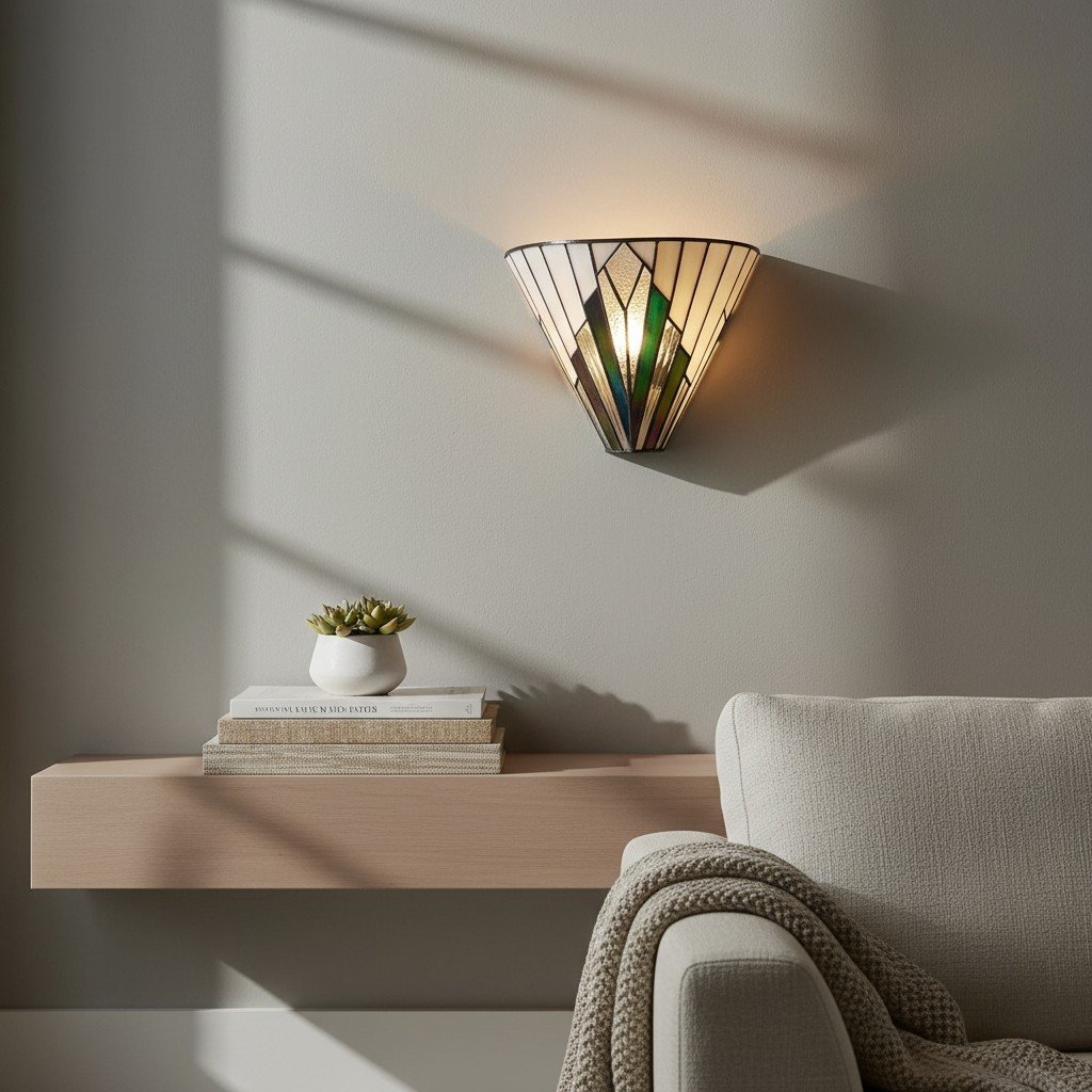 TF Astoria Fan-Shaped Art Deco Wall Sconce – Vintage Accent Lighting T635