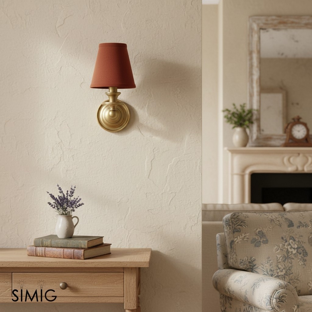 Kalvora Fabric Shade Wall Sconce - Stylish Modern Light for Bedroom T090