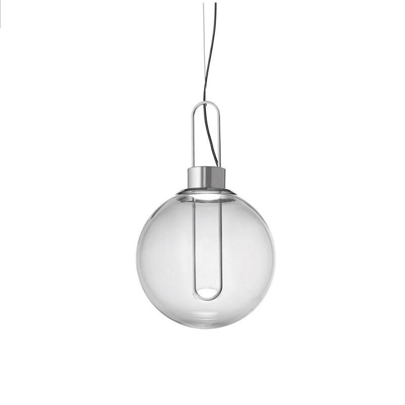Clear Glass Orb Style Pendant Lamp M524