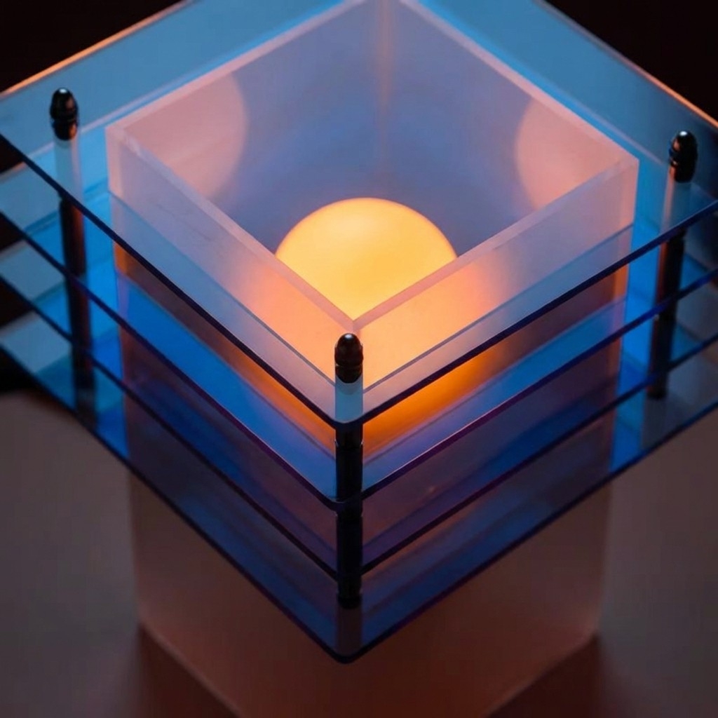 Modern Sunset Multi-Layer Night Light - Acrylic Ambient Table Lamp S376