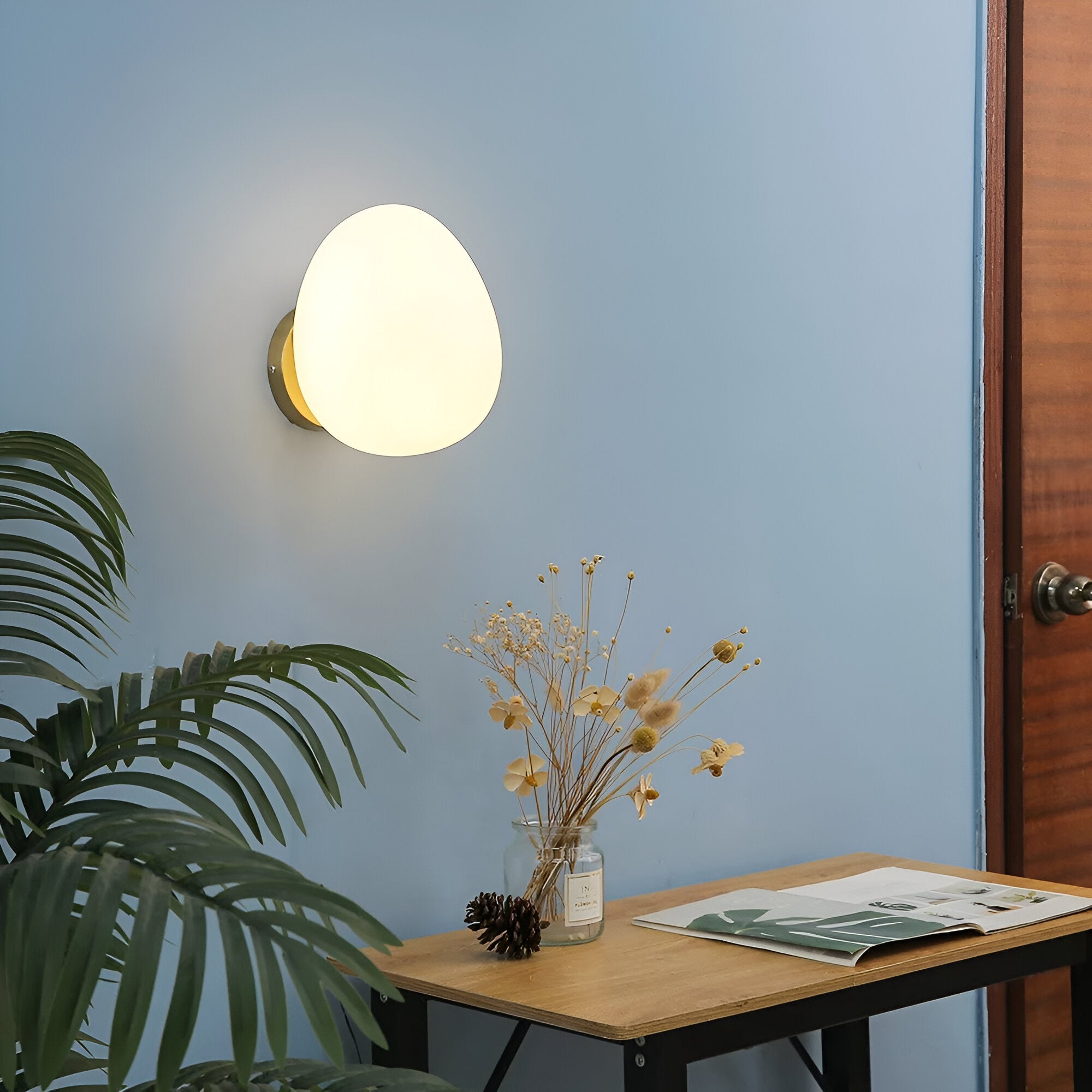 Arianne Nordic Glass Shade Wall Light T2185