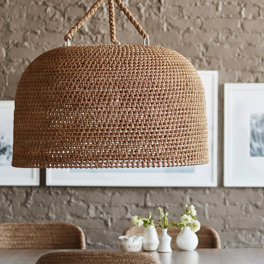 Natural Shadow Rattan Japandi Pendant Light T2054