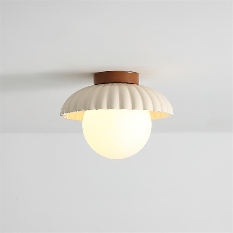 Alien Cream Glass Ceiling Light - Modern Nordic Ceiling Fixture M77