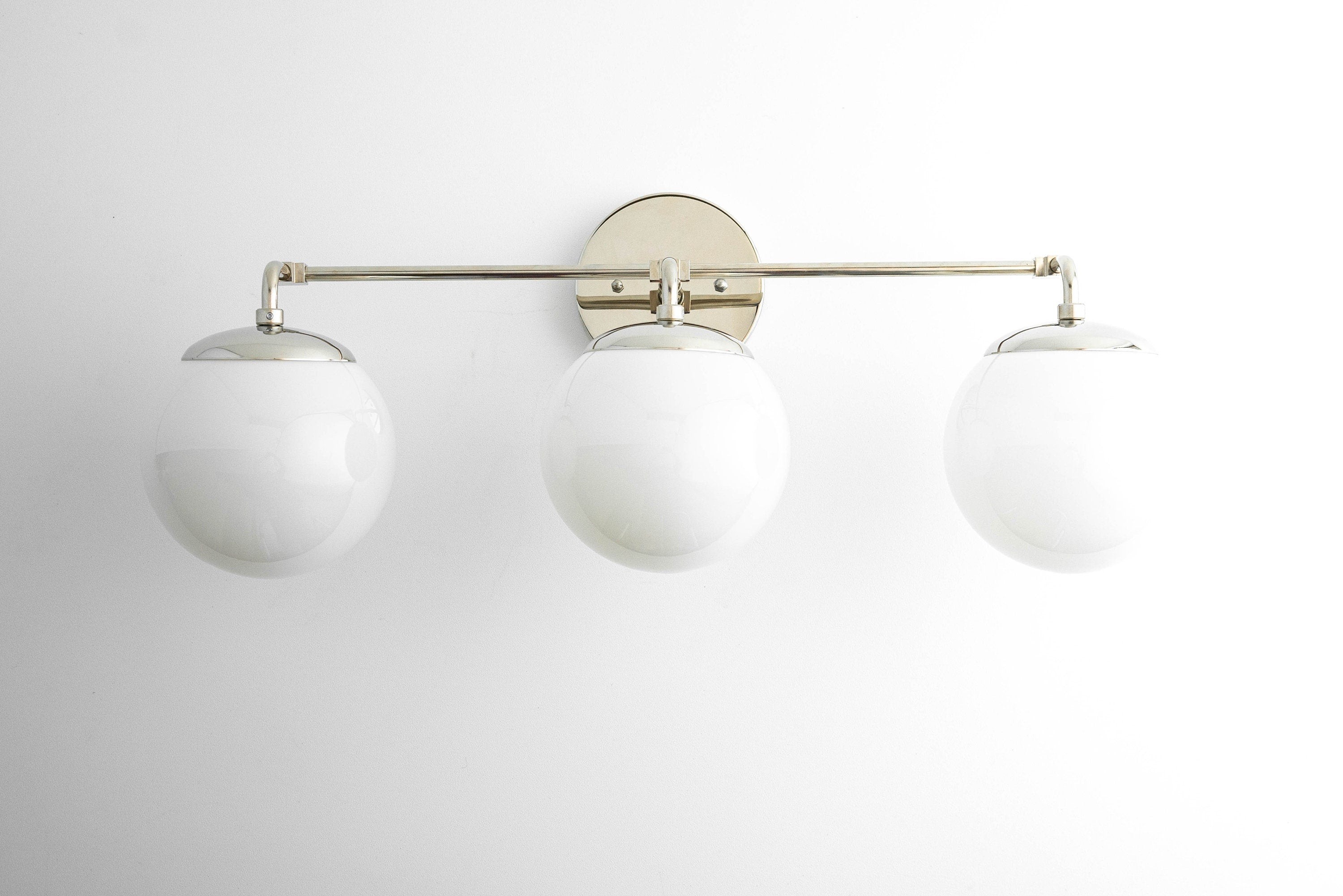 Glorica Glass Wall Sconce - Modern Vintage Vanity Light Fixture T376