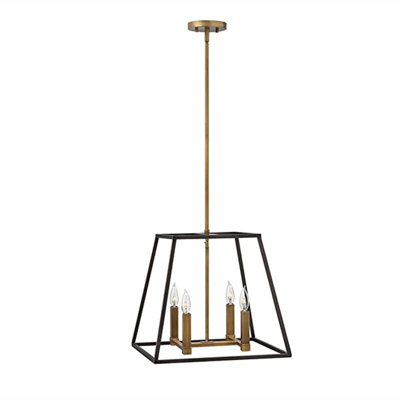 Trapezium Cage Pendant Light
