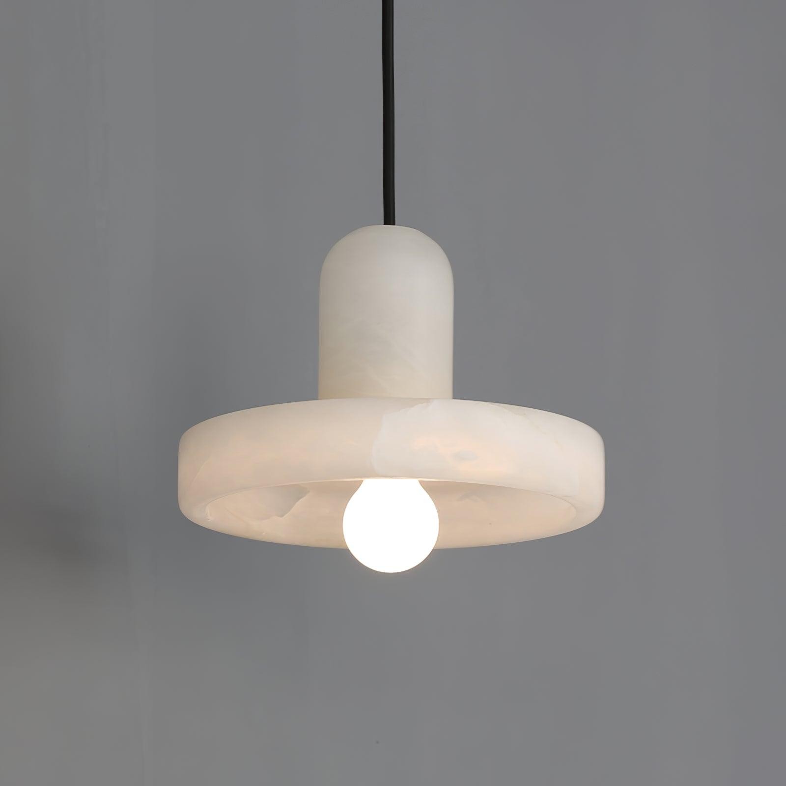 Elegant Creative White Alabaster Pendant Light G10