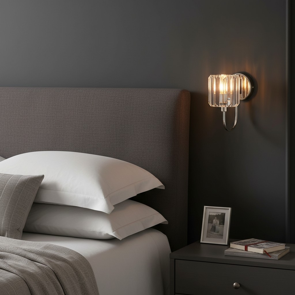 Tracian Wall Mount Sconce with Cut-Glass Shade - Timeless Lighting for Entryways and Living Areas T843