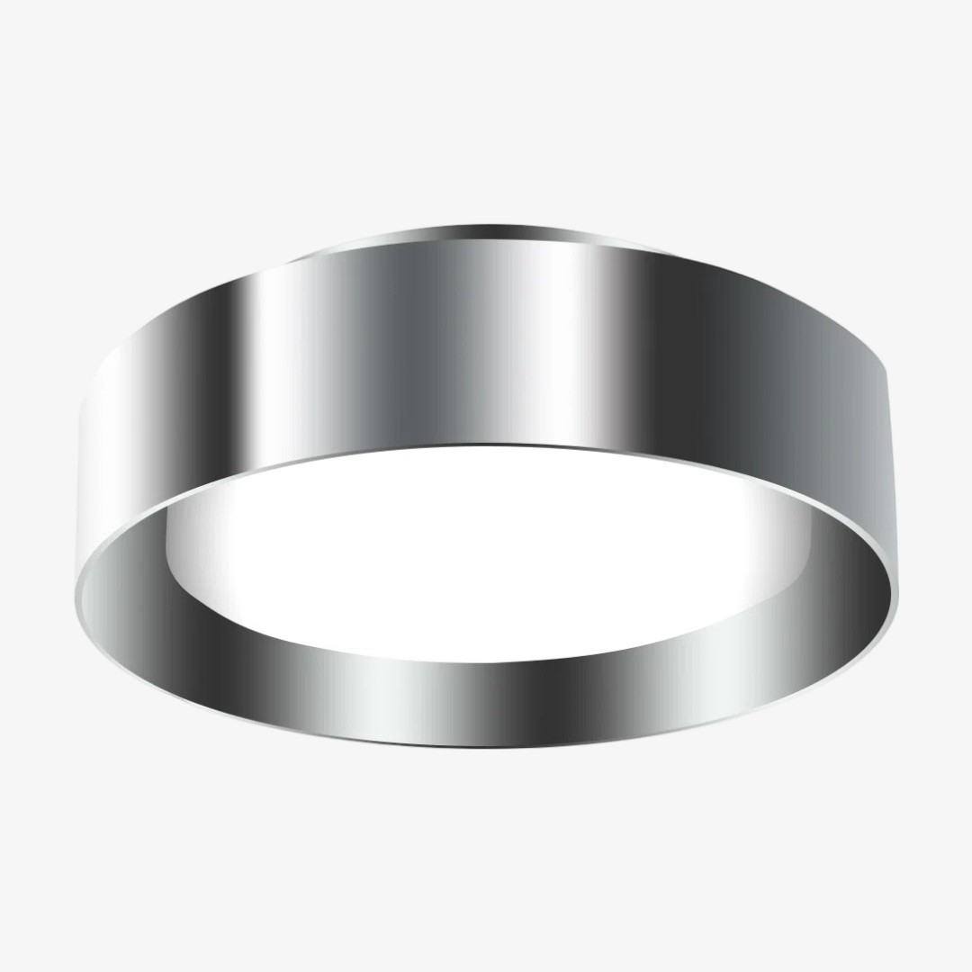 Velcora Contemporary Metal Flush Mount Ceiling Light - Elegant Drum Ceiling Fixture for Bedroom T1125