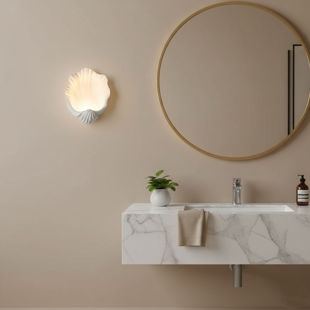 Selka Scallop Nordic Resin Wall Lamp T2192