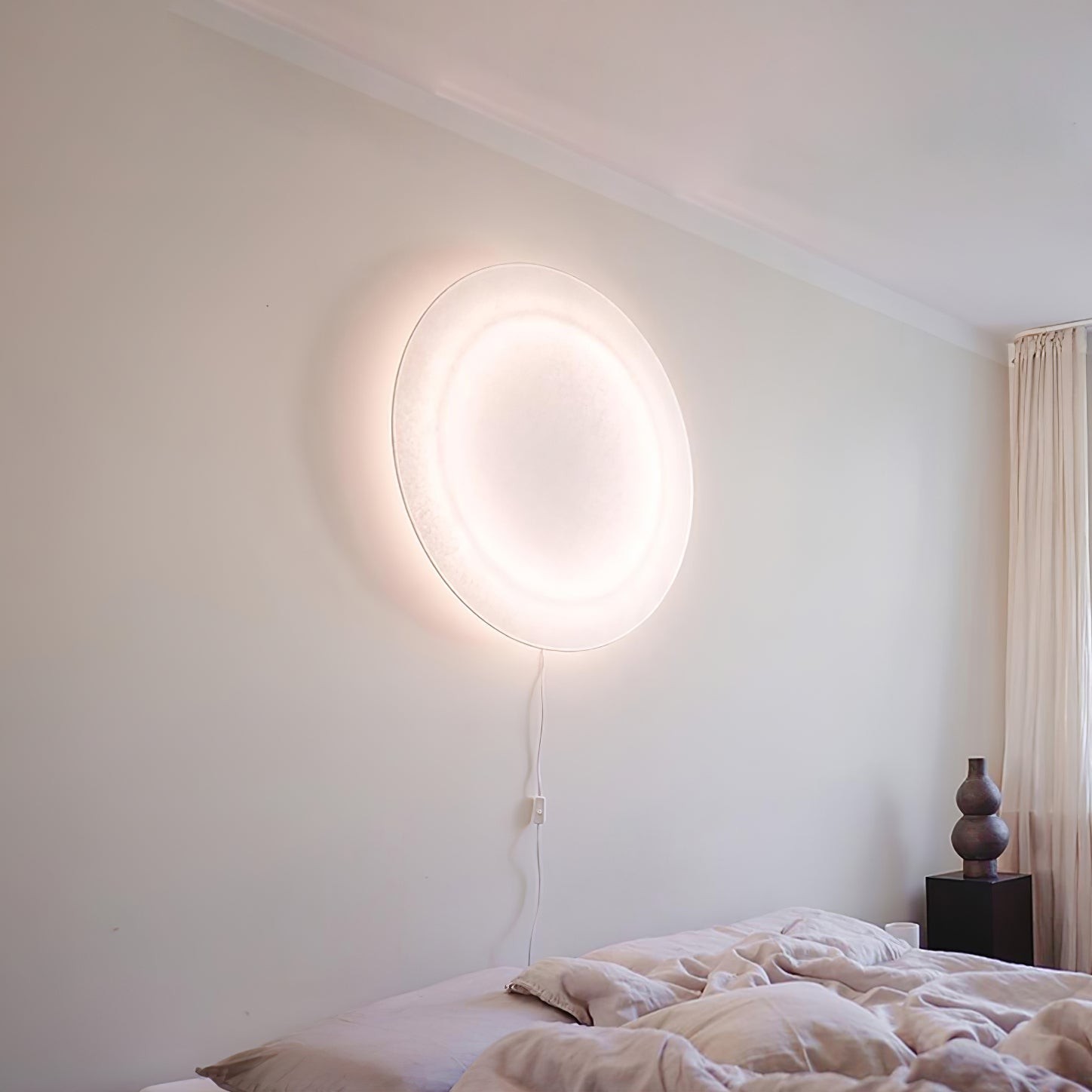 Modern Simple Plug-In Round Wall Lamp G54
