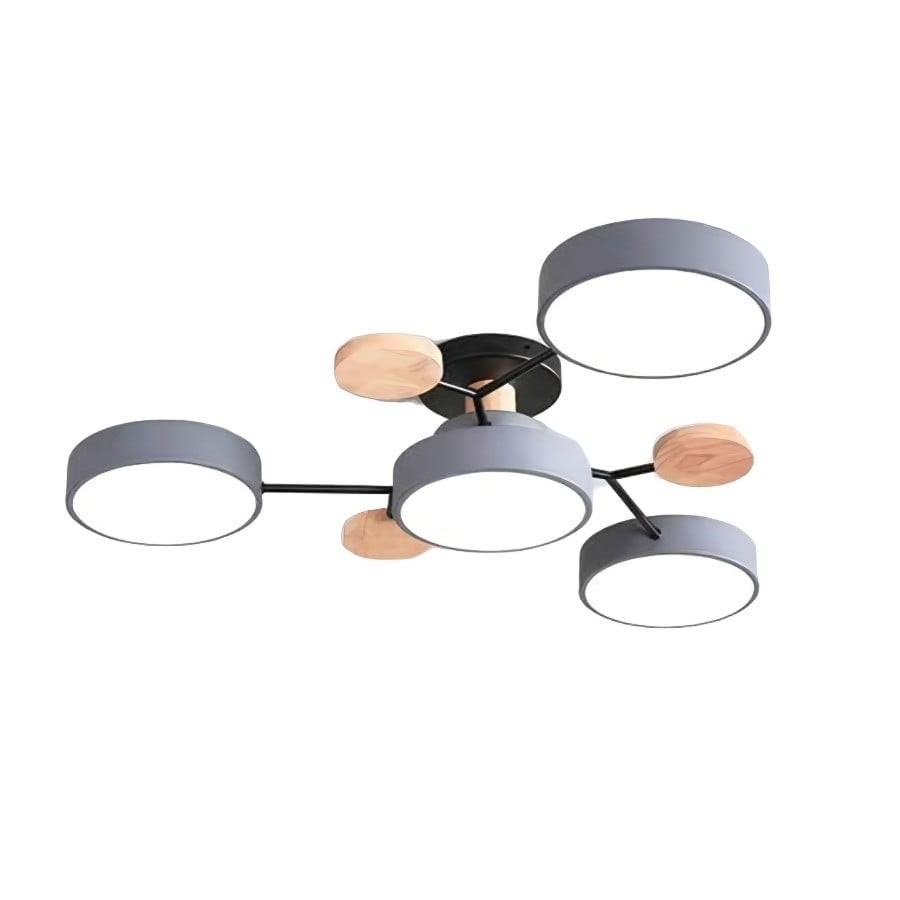 Nordic Branched Disc Metal Ceiling Lamp S192