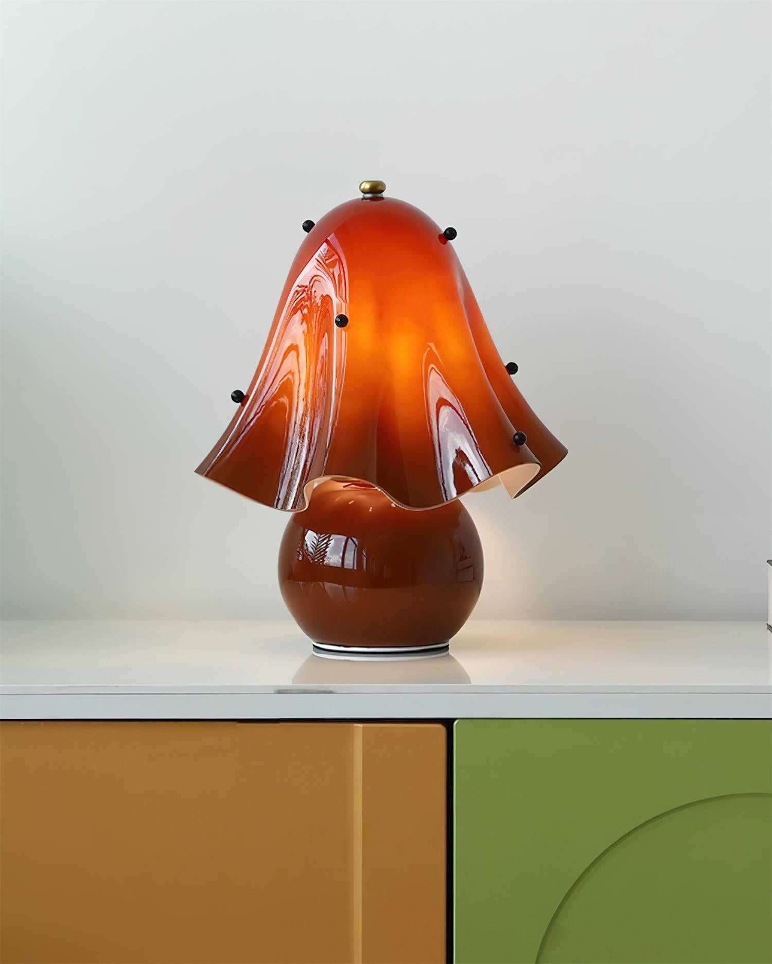 Bellina Sculptural Bell Flower Table Lamp - Accent Lighting for Room T281