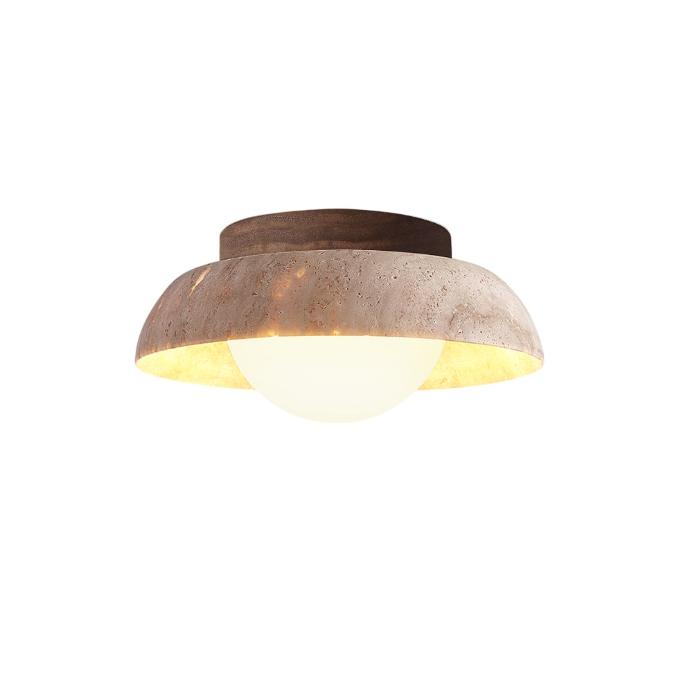 Piedra Travertine Ceiling Lamp T1906