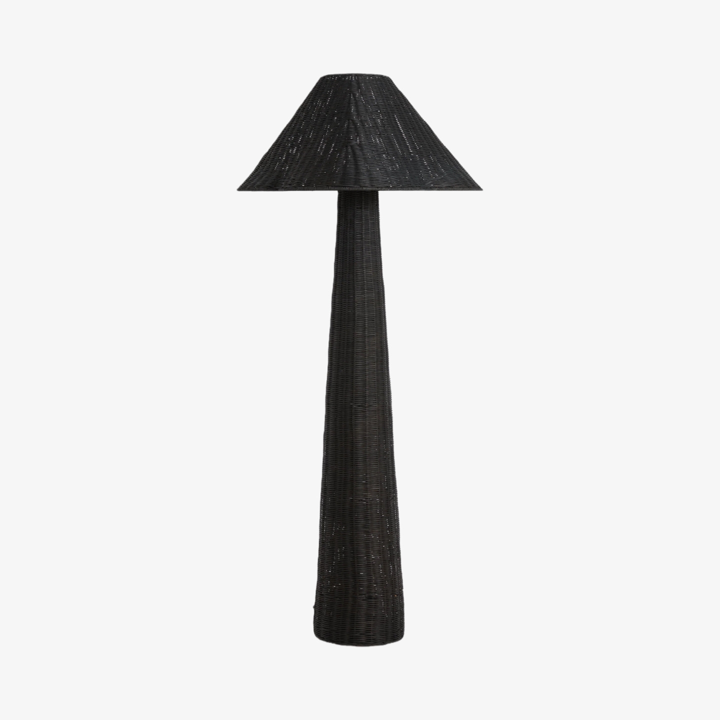 Wickara Woven Floor Lamp - Sculptural rattan design with natural rattan style, suitable for living room & bedroom T679