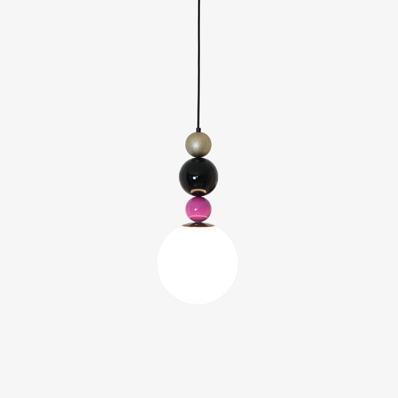 Round Balls Stacking Pink Pendant Lamp M418