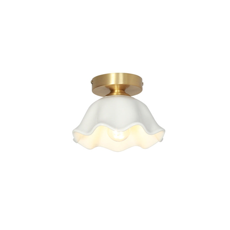 Blossom Glow Mid-Century Ceramic Ceiling Light T2176