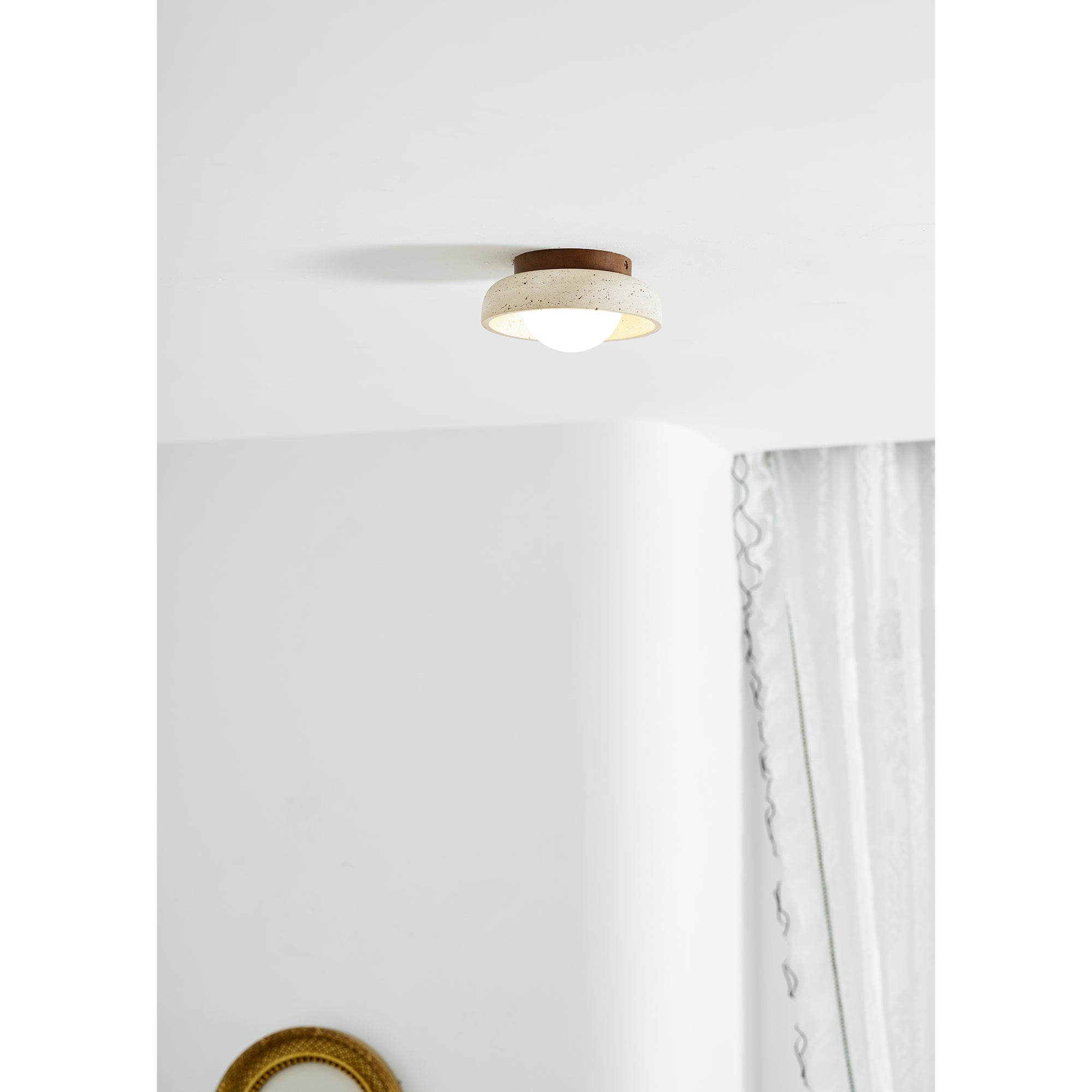 Piedra Travertine Ceiling Lamp T1906
