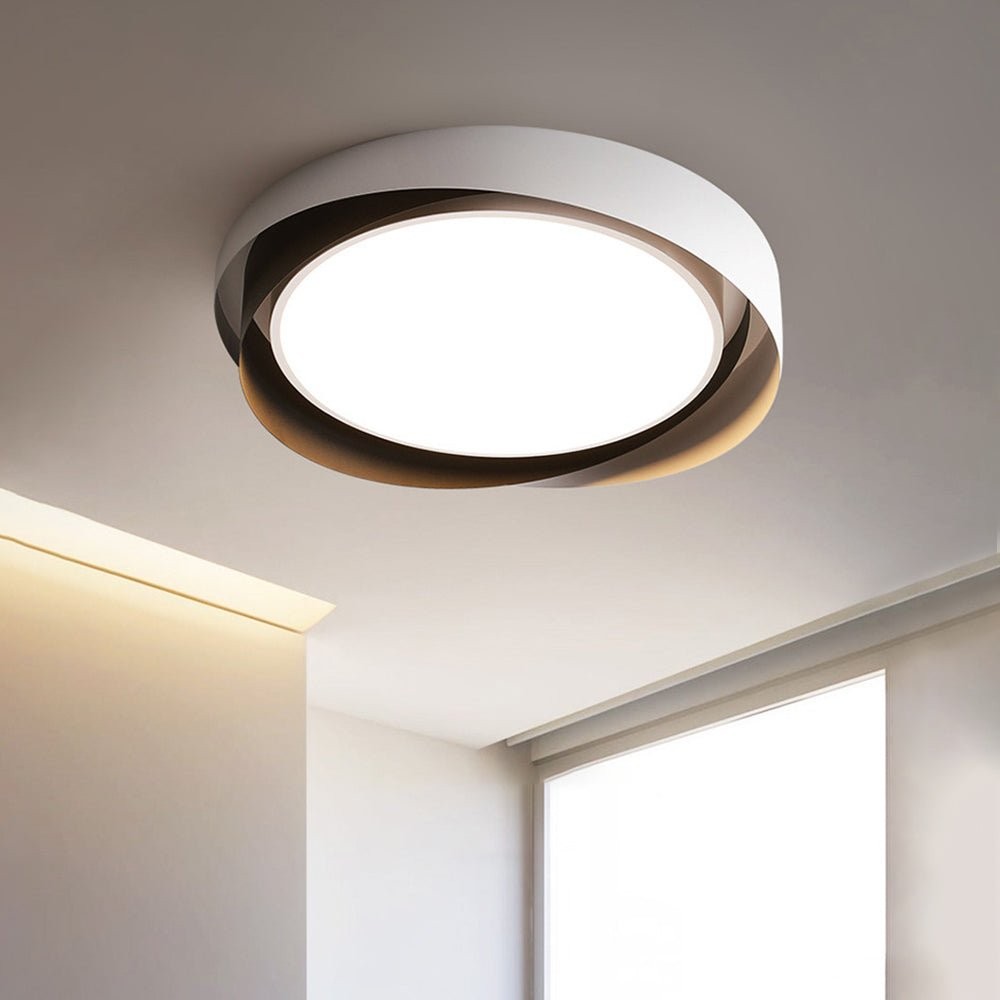 Nordic Style Modern Minimalist Wave Pattern Ceiling Lamp M424