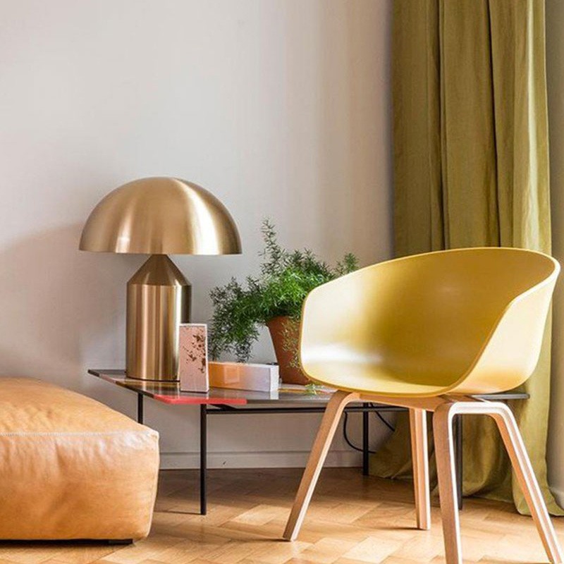 HaloVell Table Lamp Sculptural Dome - Modern Bedroom Lighting