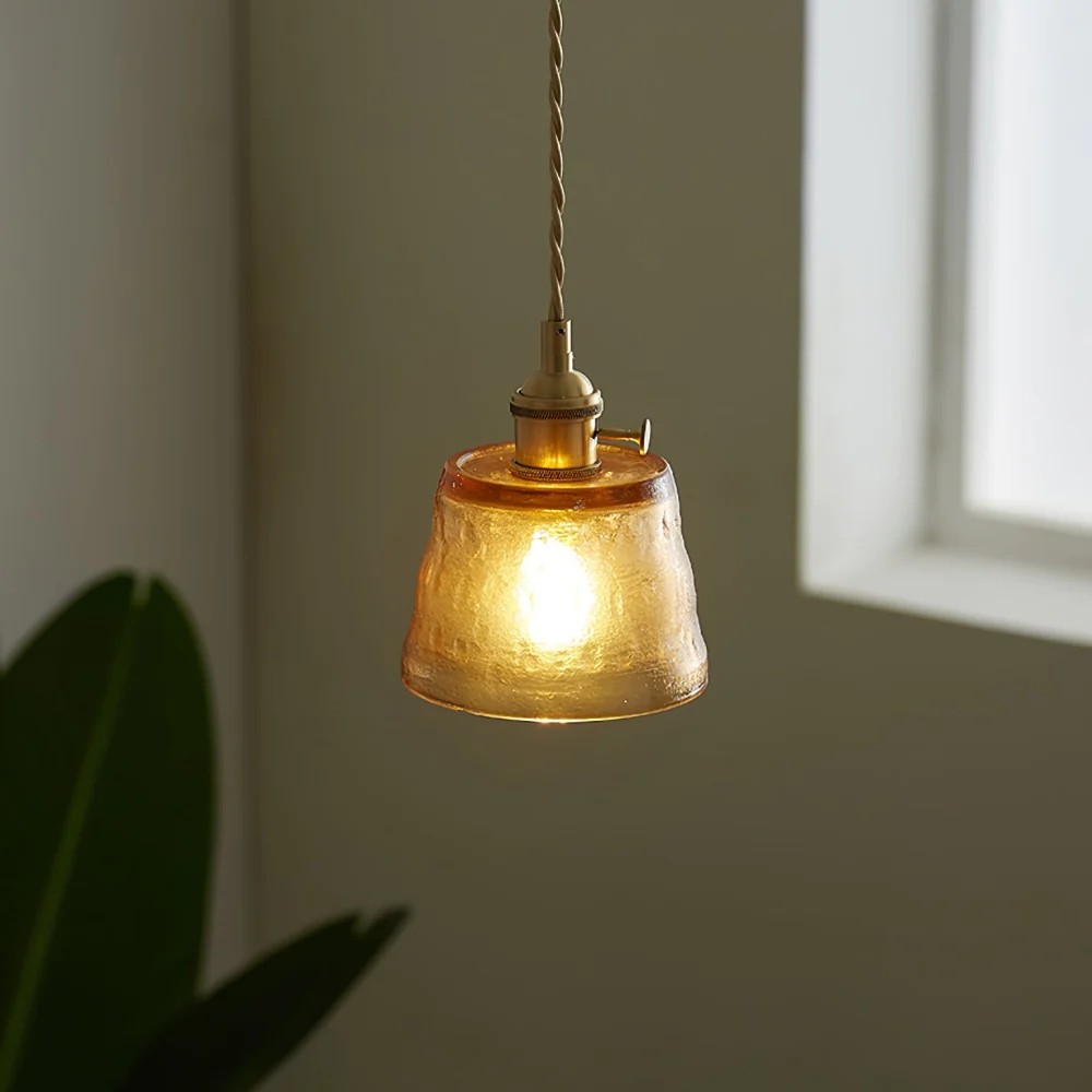 Nordic Cup Brass Glass Pendant Light S79