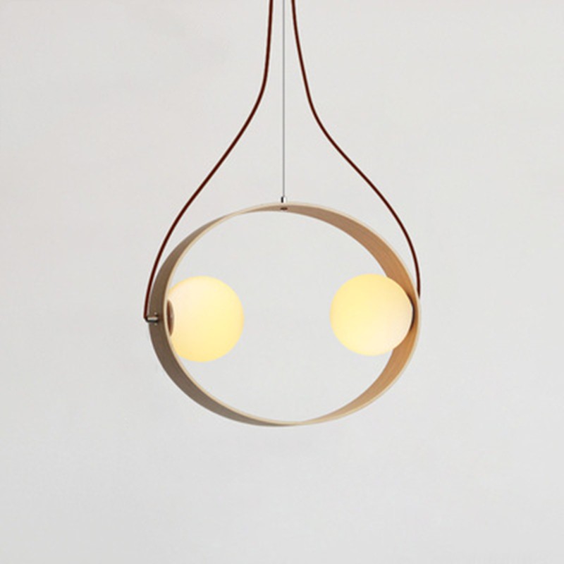RING Wooden Pendant Light