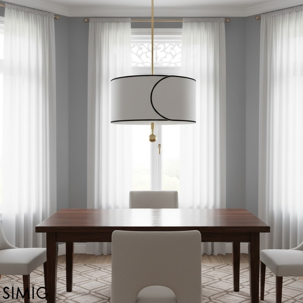 Roven 3-Light Pendant - Layered Fabric for Dining Room Lighting T659