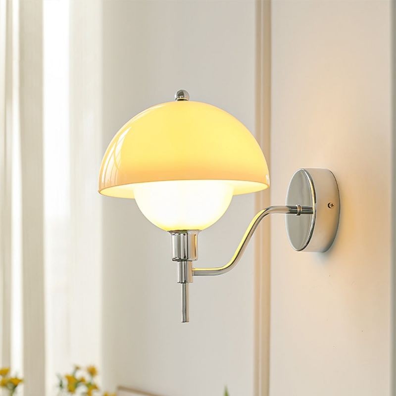 Cream Mushroom Aisle Wall Lamp S157