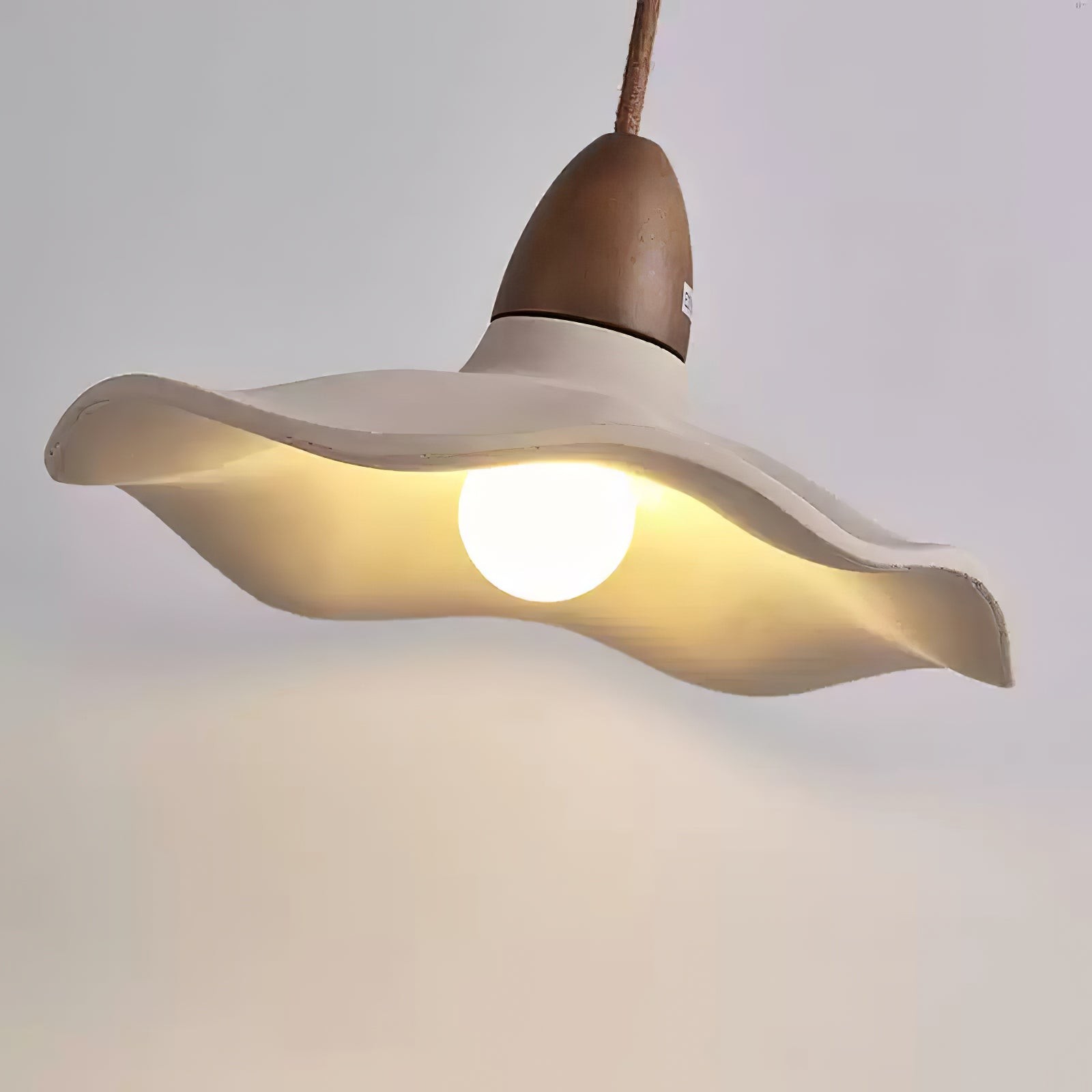 Japanese Wabi-Sabi Style Cement Wave Pendant Lamp M565
