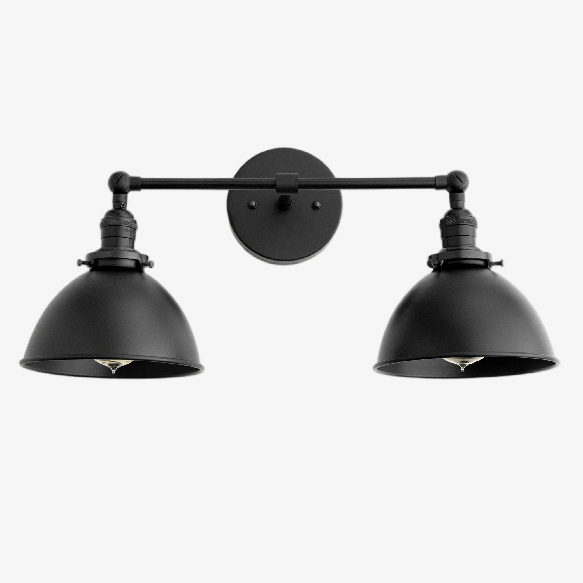 Conique Metal Industrial Vanity Light - Modern Bathroom Lighting Fixture T335