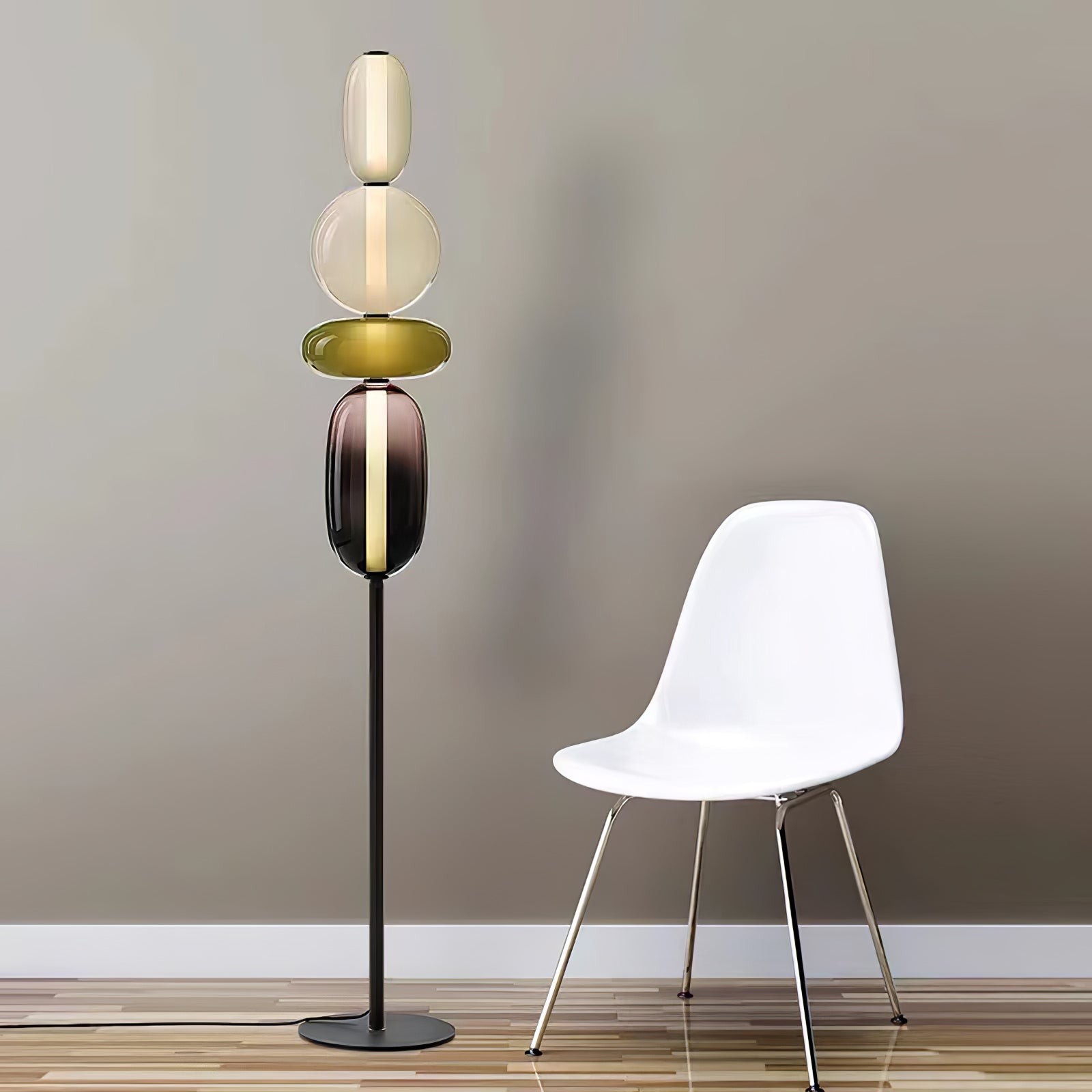 Nordic Creative Minimalist Luxury Glass Floor Light For Living Room M383