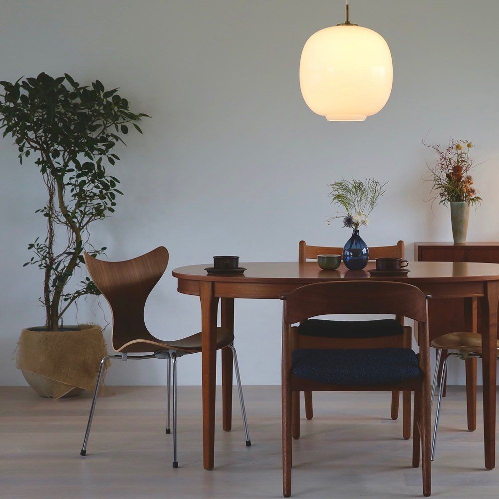 Classic Opal Glass Orb Pendant Lamp