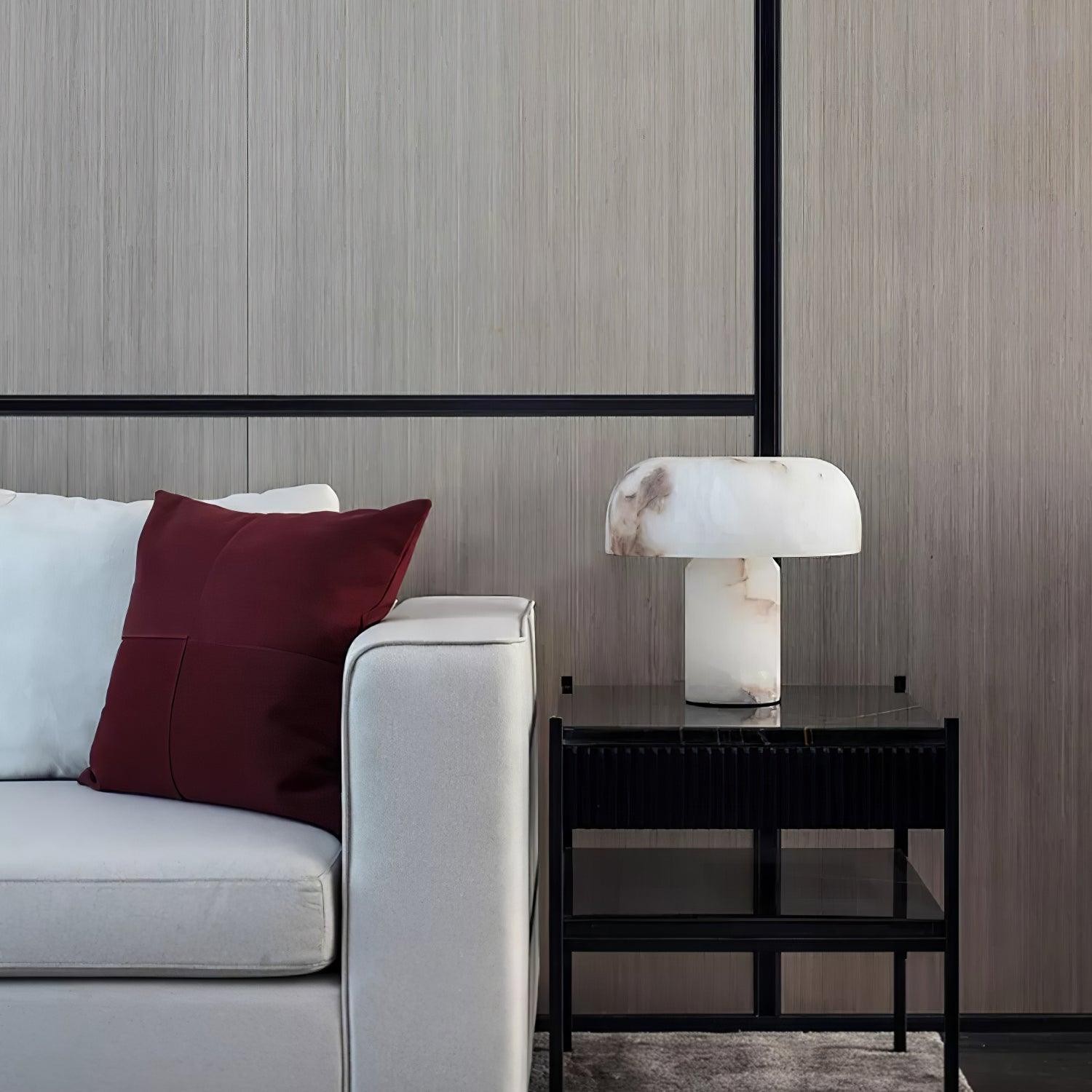 Creative Minimalist Luxury Alabaster Table Lamp For Bedroom M344