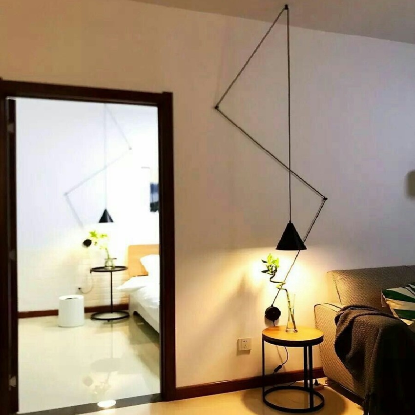 String Light Cone Pendant Light