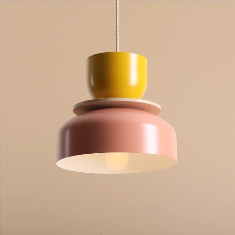 Modern Dual‑Shade Pendant Lamp With Scandinavian Style S227