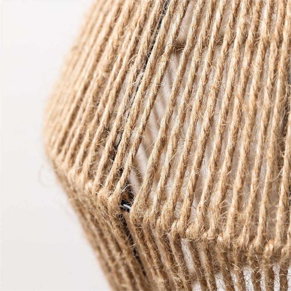 Natural Rope Design Wall Lamp for Bedroom