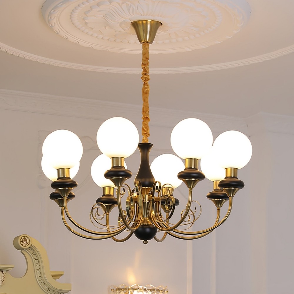 Modern Chandelier with Graceful Silhouette for Ambient Light S219