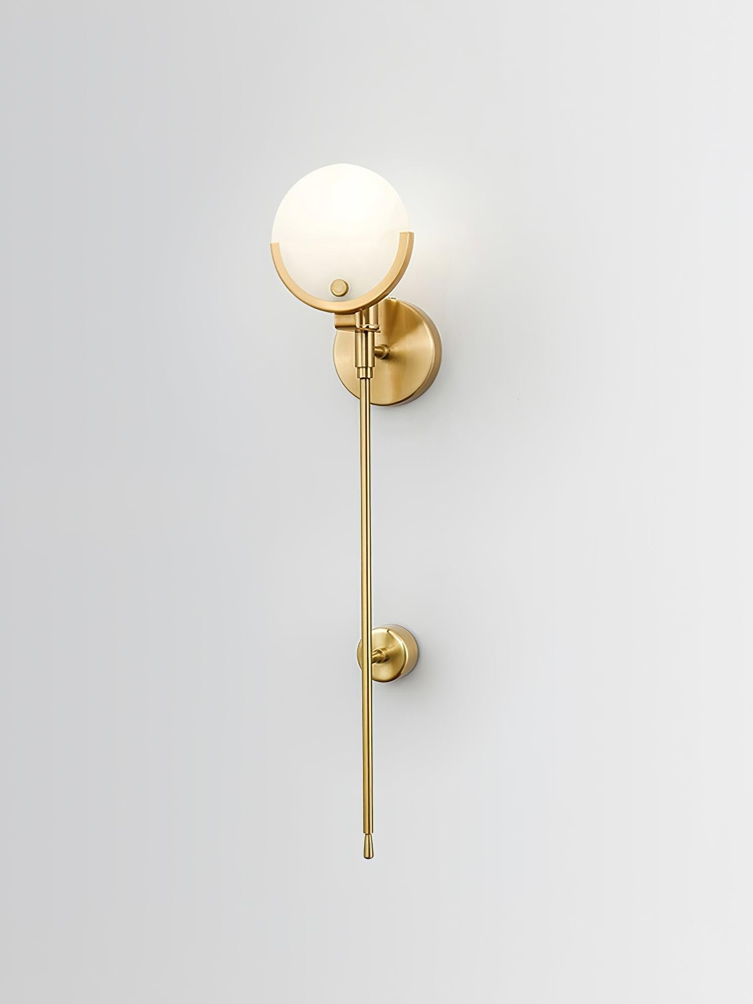 Metal Brass Spherical Bedroom Wall Lamp M573