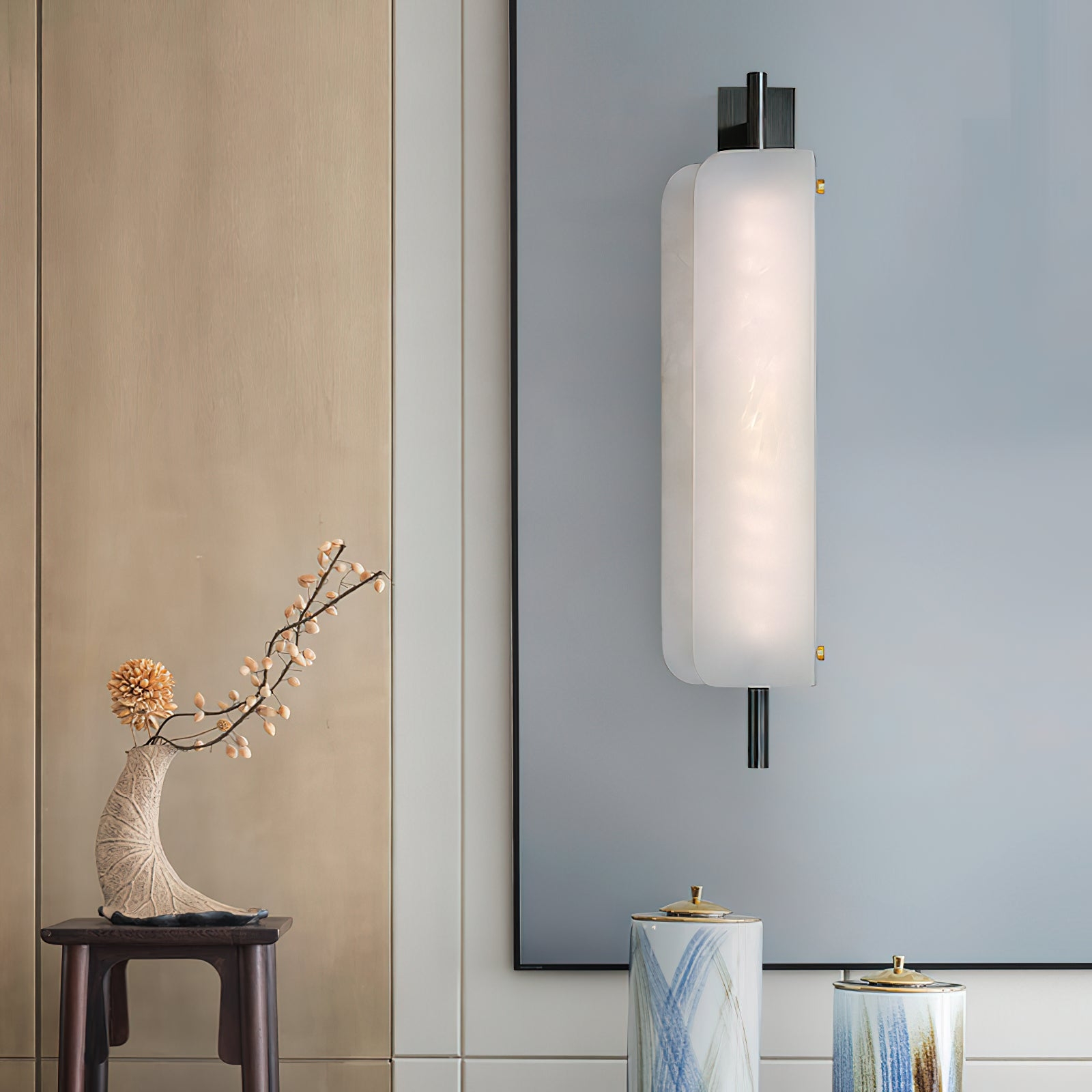 Kinkairo Alabaster Wall Lamp T1721