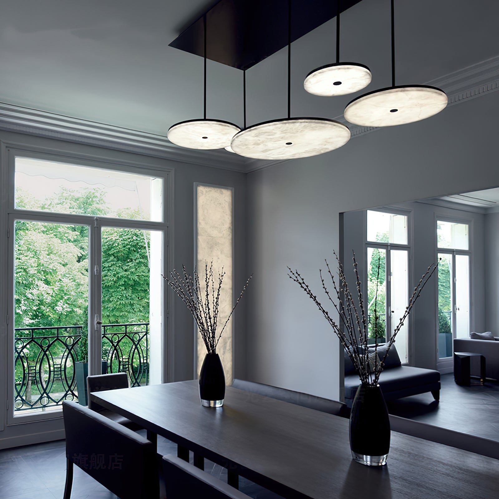 Wyatt Alabaster Pendant Light T1651