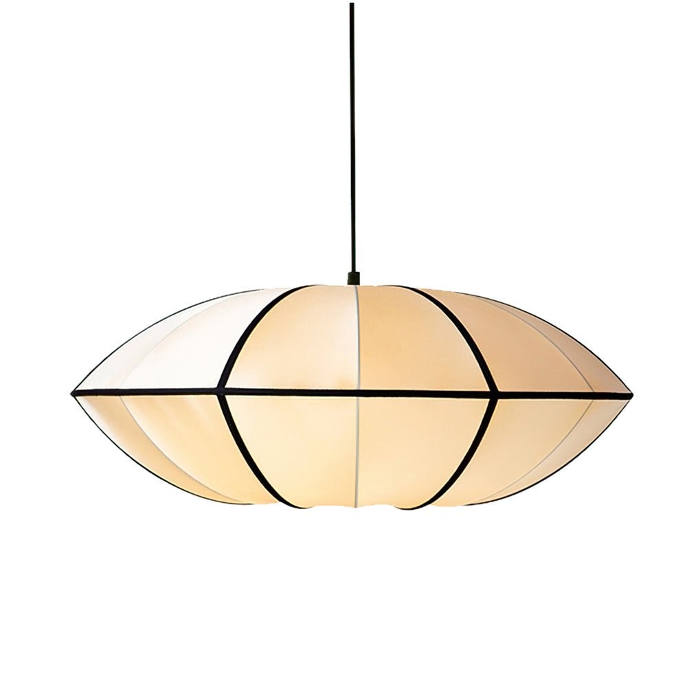 Vintage Silk Lantern Pendant Lamp M473