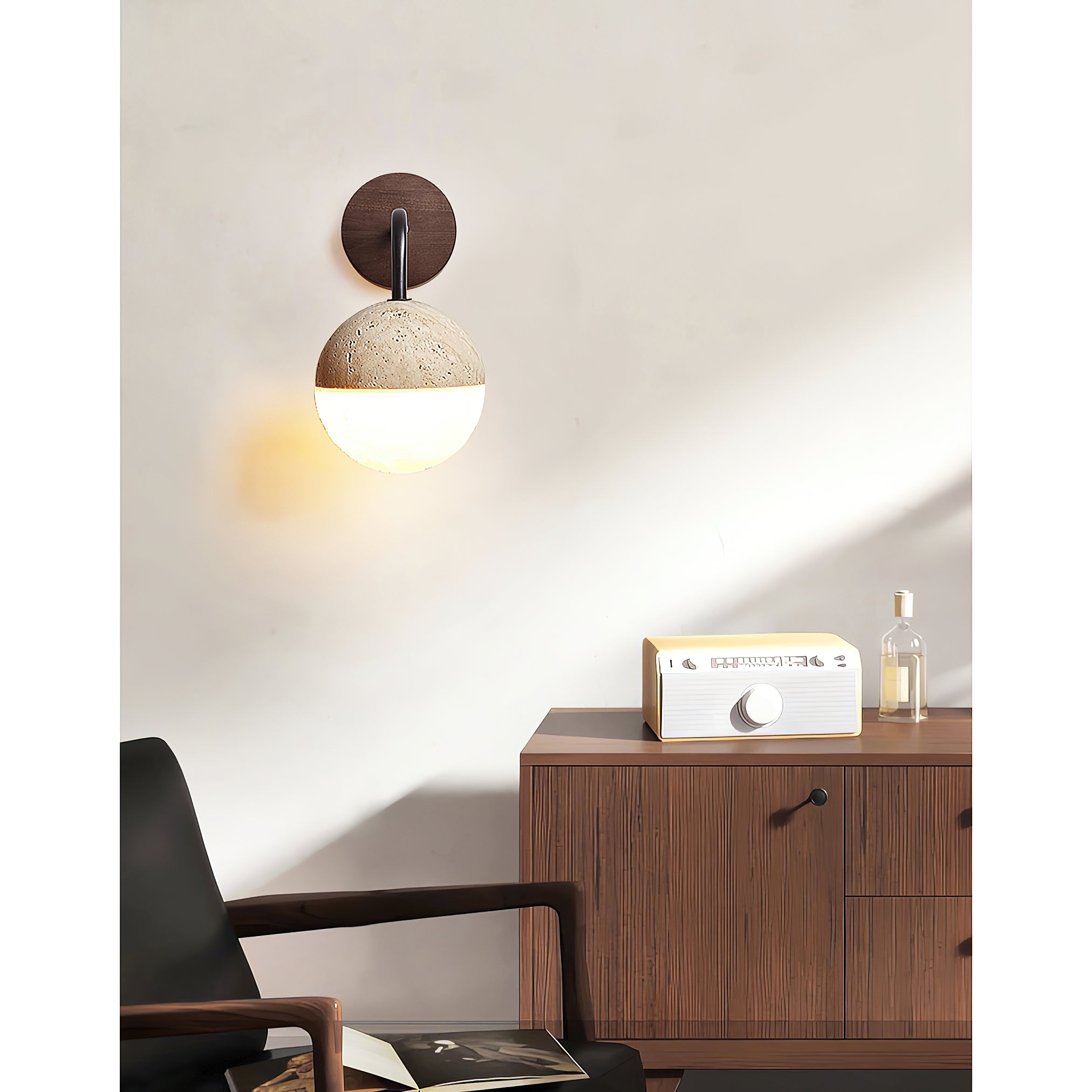 Tia Travertine Wall Lamp T1886