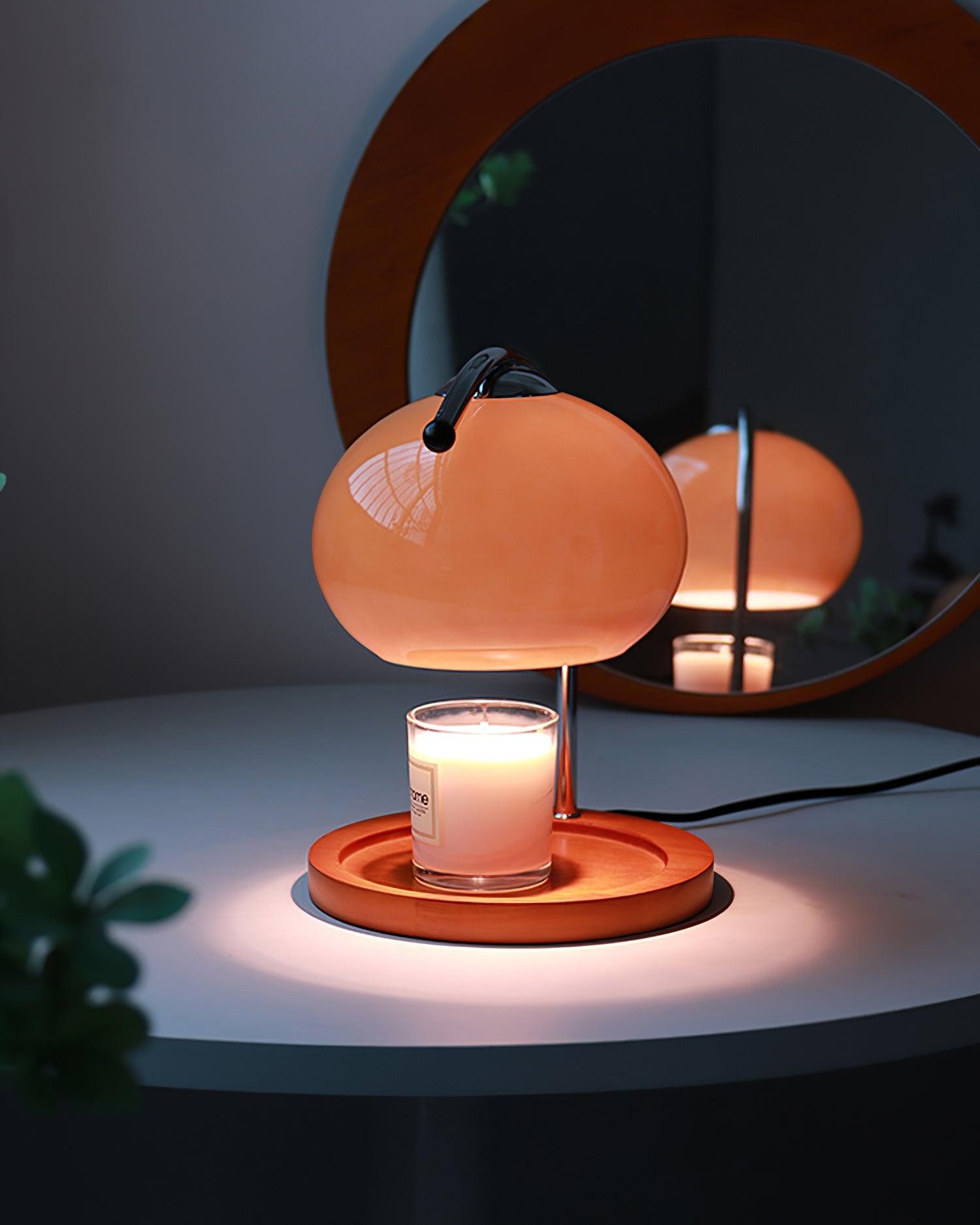 Modern Bauhaus Glass Candle Warmer Table Lamp M43