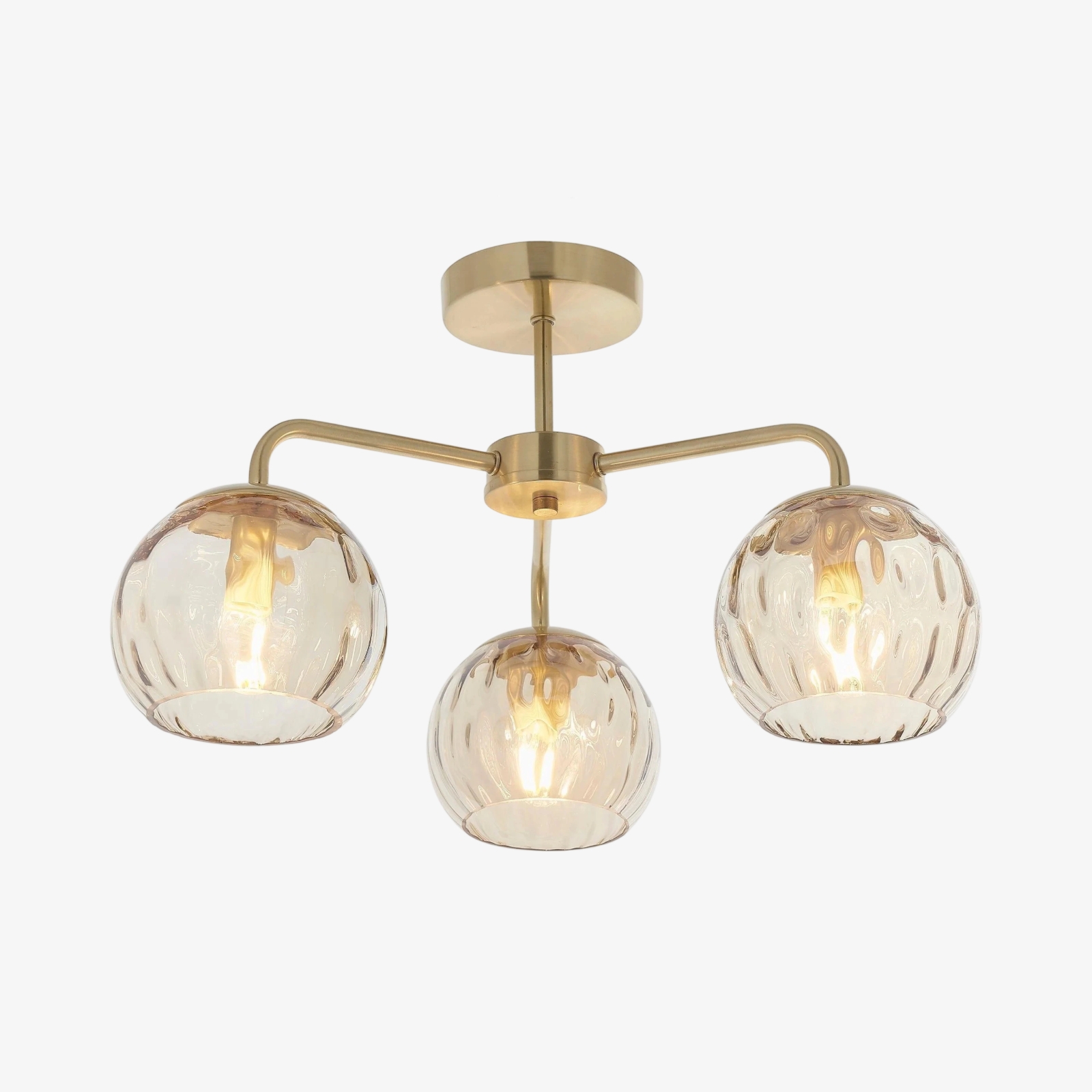 Tracian Glass Mid-Century Modern Globe Pendant Light for Dining Room T845