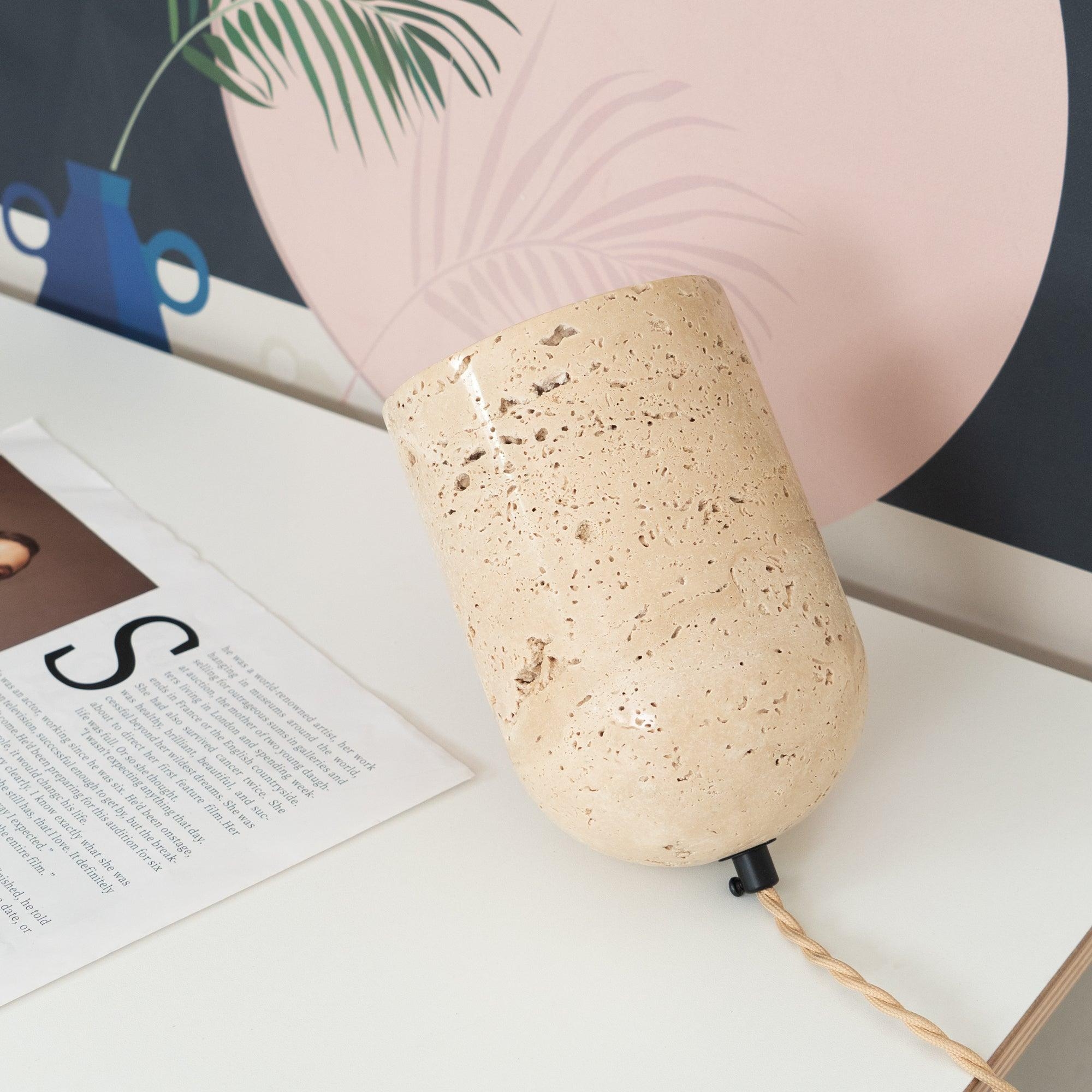 Amidori Travertine Table Lamp T2117