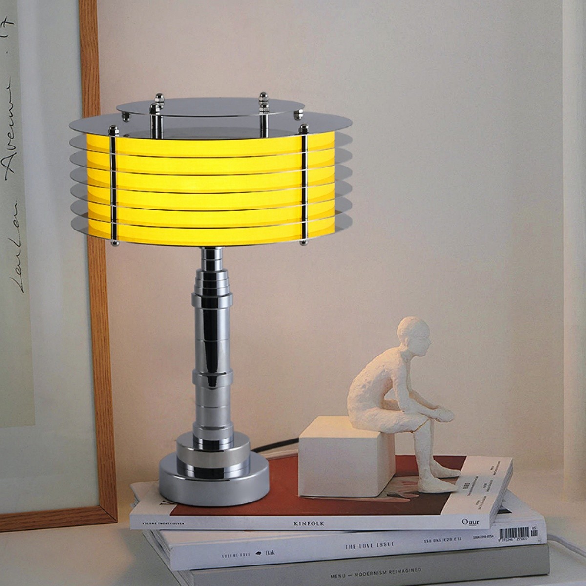 Modern Layered Lamps in Stainless Steel – Table & Floor Options S257