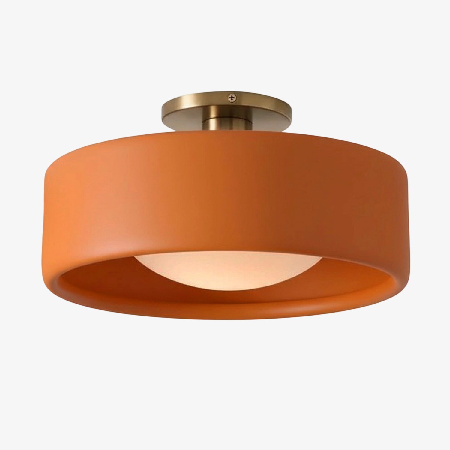 Cerova Elegant Round Porcelain Flush Mount Ceiling Light G86